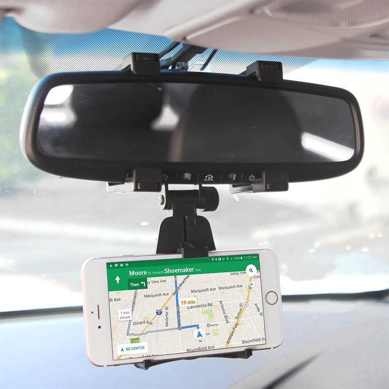 Phone holder for the rearview mirror in the car by Bowlift