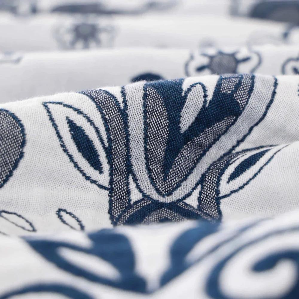 Paisley Dream Cotton Tassel Blanket by Casa & Beyond