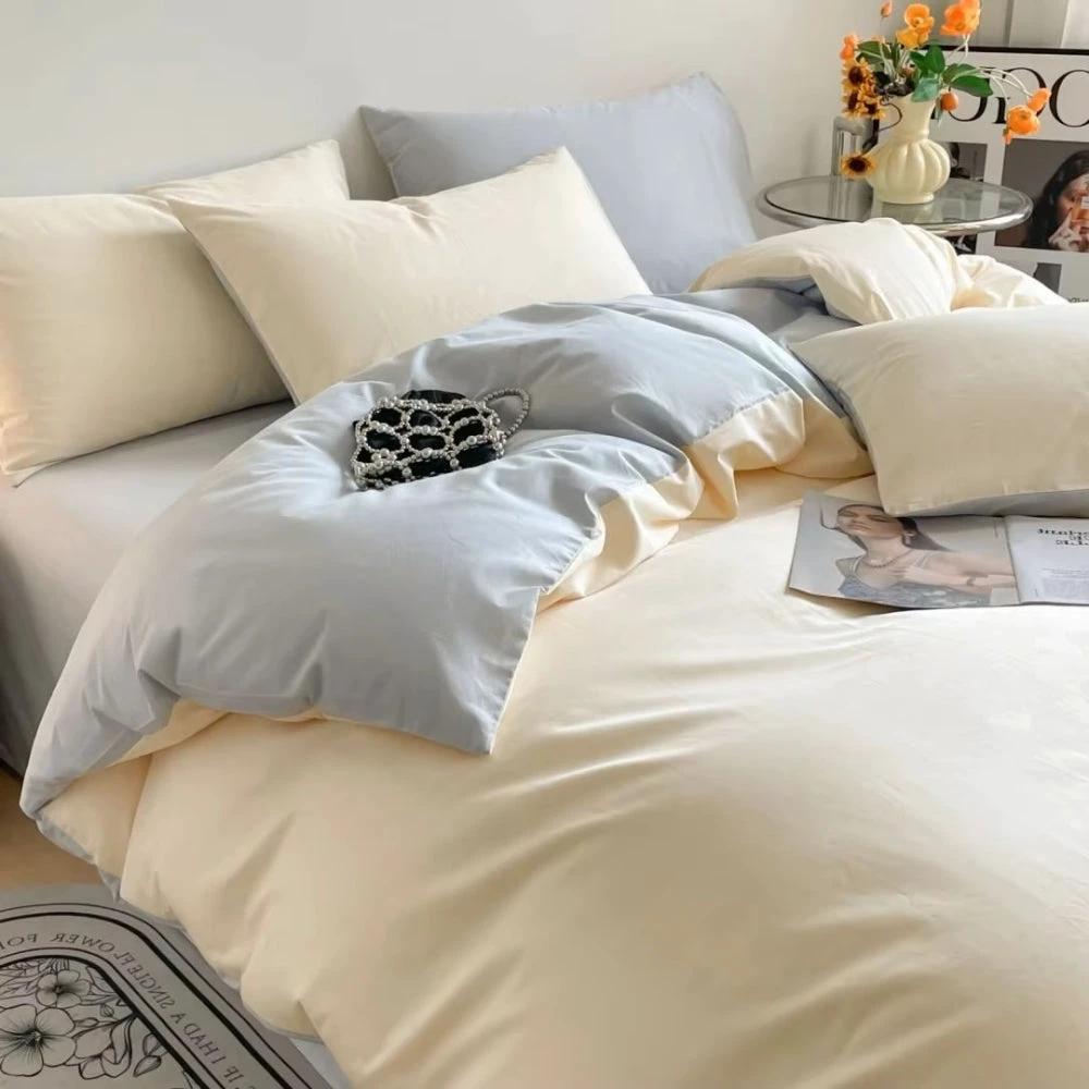 Lustova Cotton Duvet Cover | 3pcs Set by Casa & Beyond
