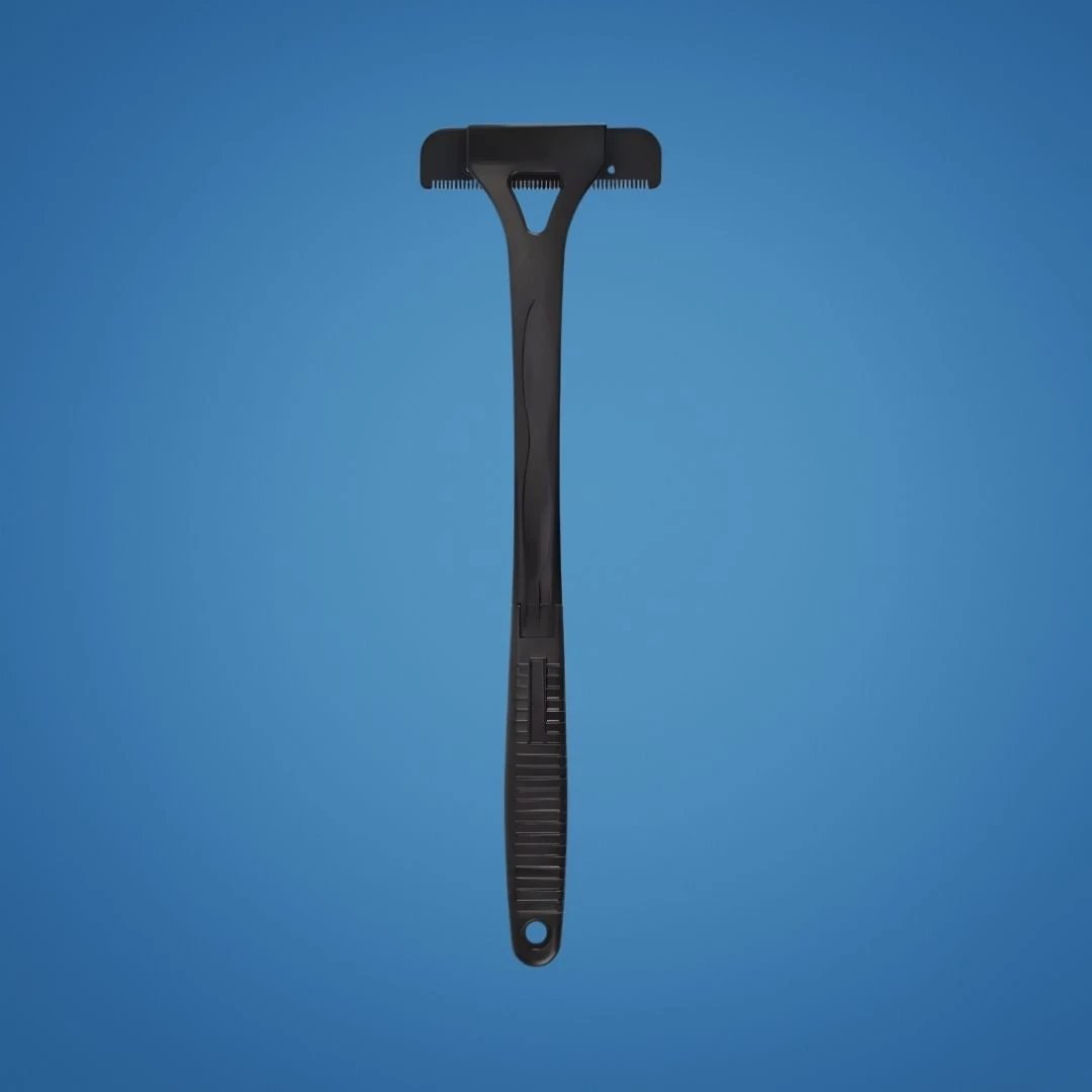 Extra-Long Handle Reach – Sharp Stainless Blades – Smooth Pain-Free Shave – Effortless DIY Grooming for Men Bowlift by Bowlift