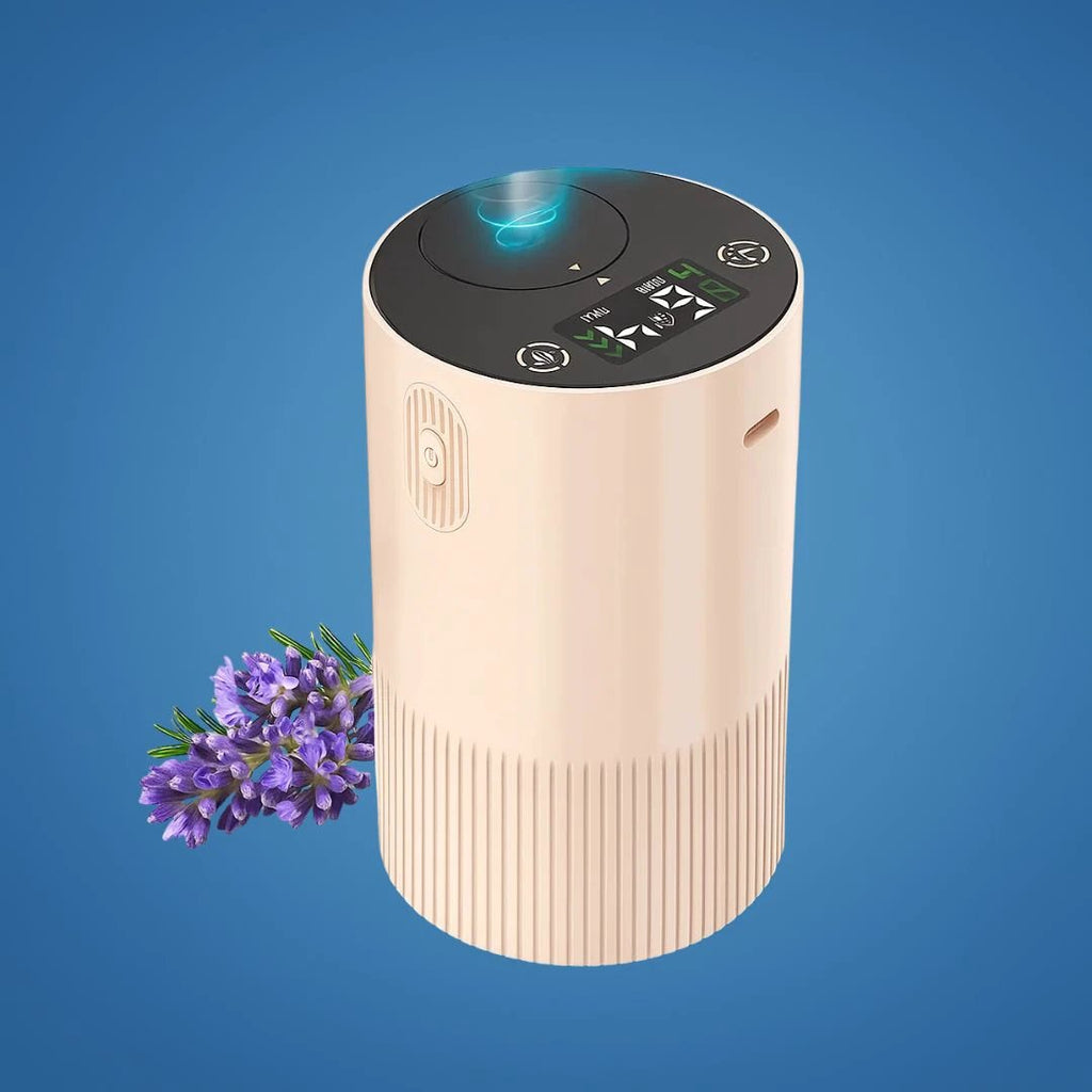 Rechargeable Quiet Mist – 10 ml Silent Timer – Relaxing Aromatherapy for Sleep Stress Relief Office Travel Bowlift by Bowlift