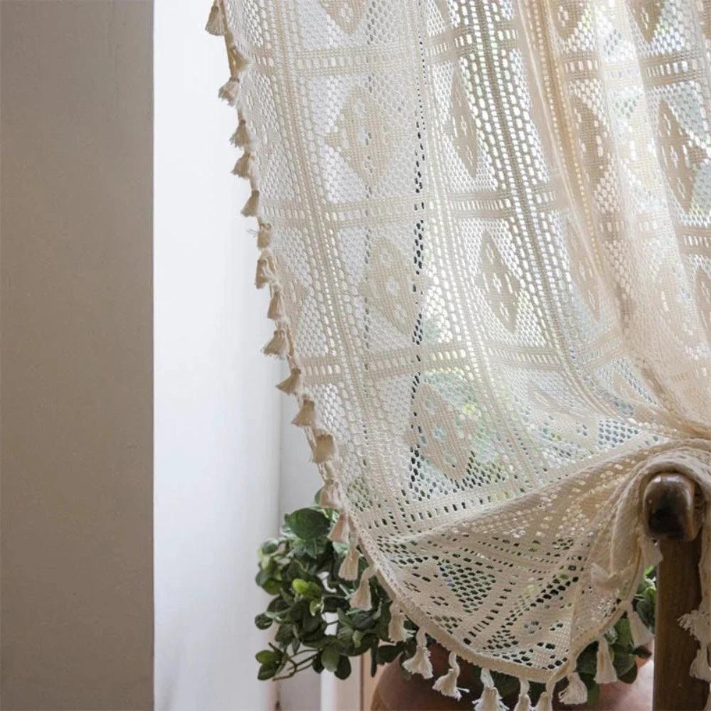 Rhombus Plaid Diamond Pattern Curtain by Casa & Beyond