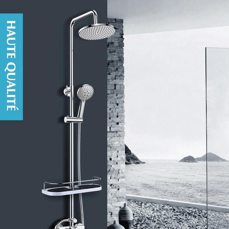 Multifunctional shower shelf by Bowlift