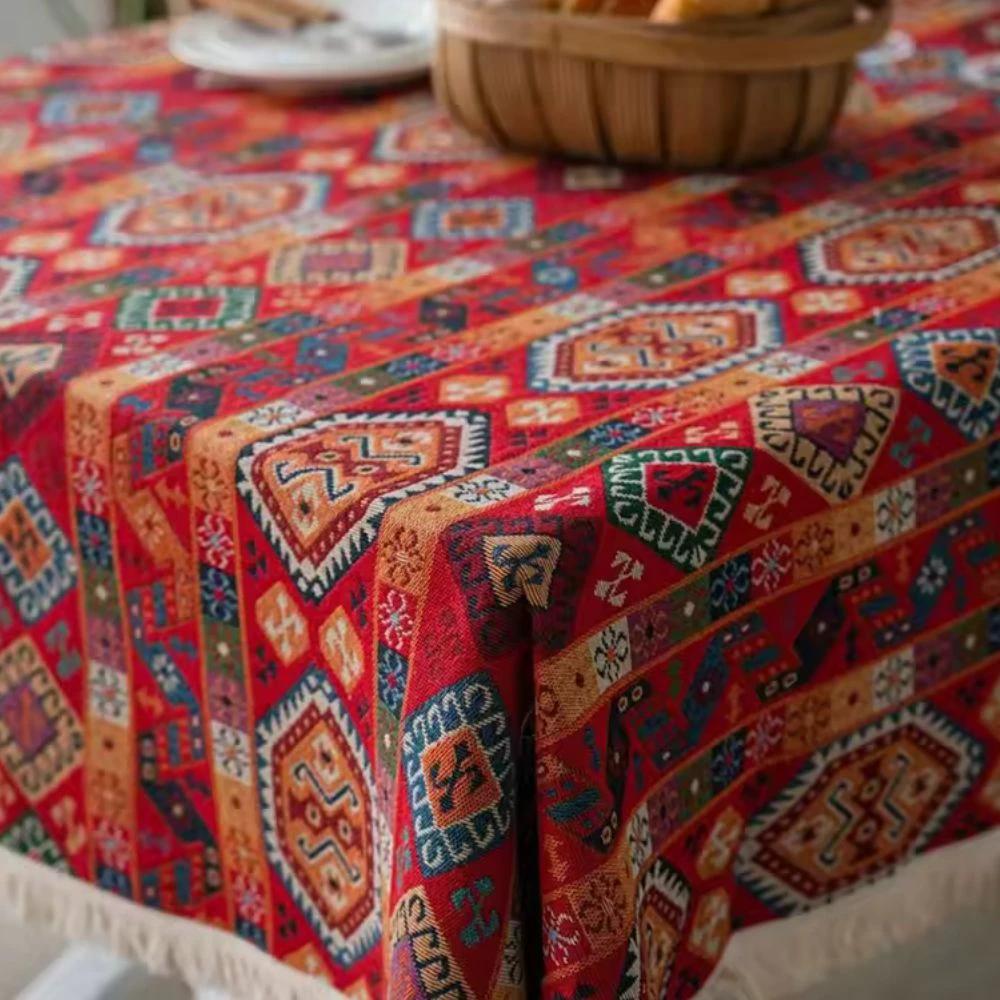 Oasis Dunes Boho Tablecloth by Casa & Beyond