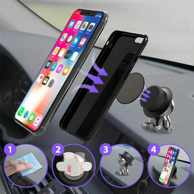 Cute Magnetic Rotating 360° Phone Holder by Bowlift