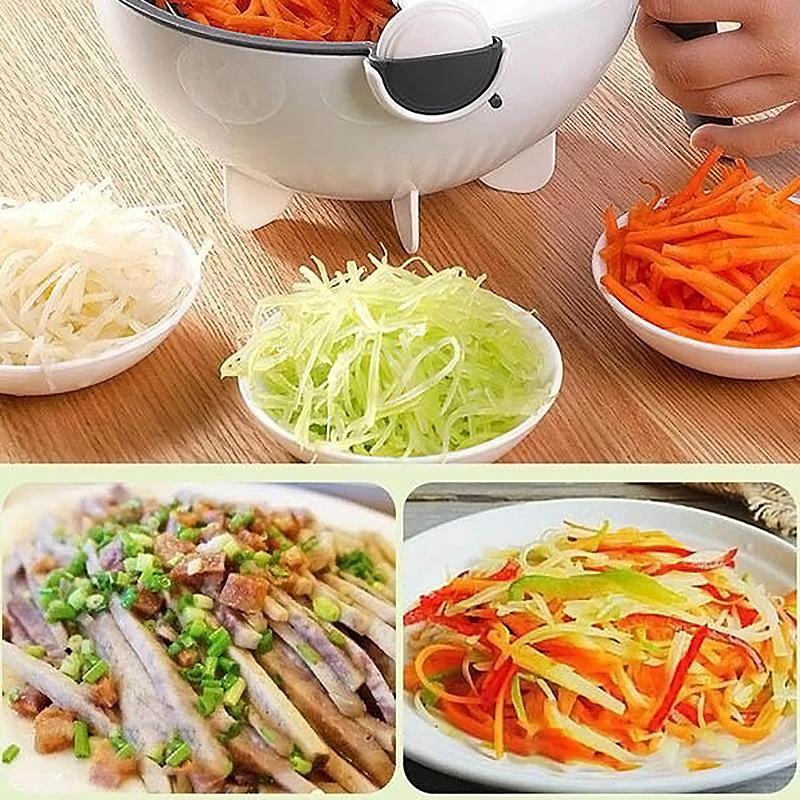 Practical Rotating Vegetable Cutter by Bowlift