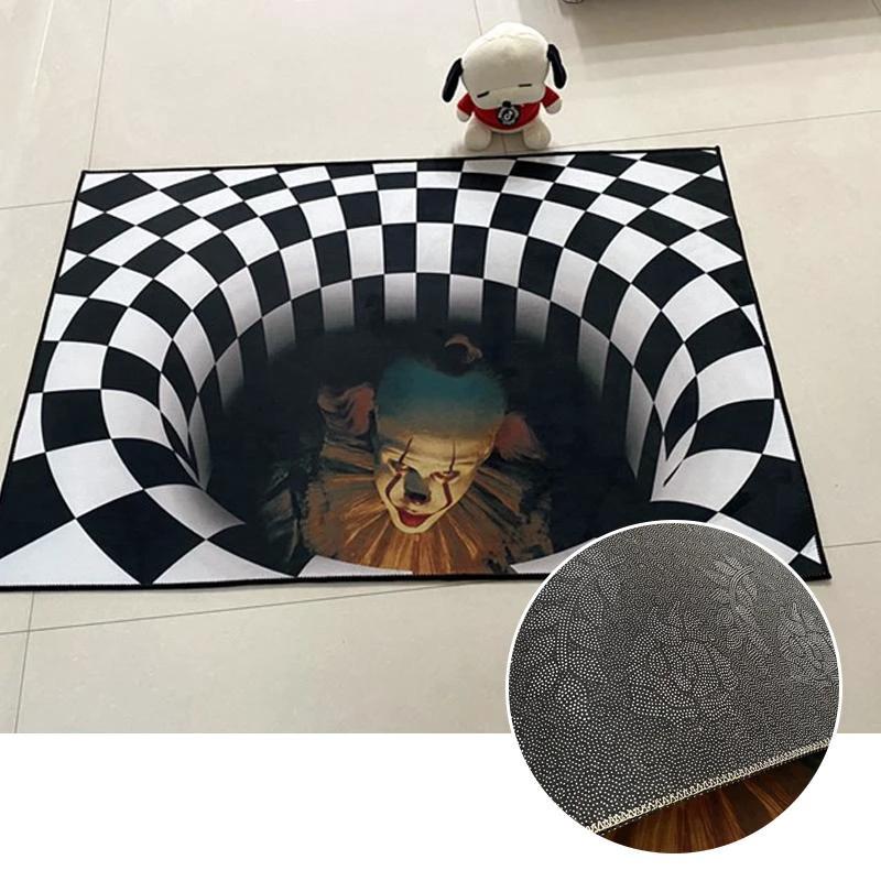 (Halloween Promotion) Clown Trap Visibility Rug for Halloween by Bowlift