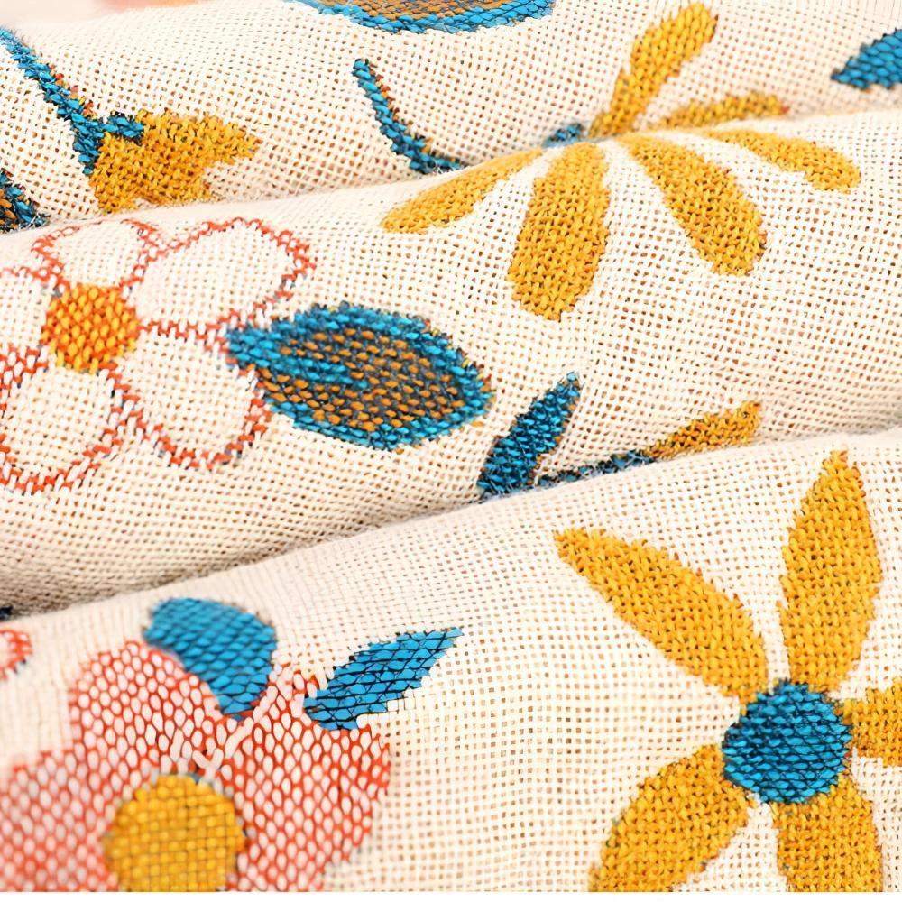 Daisy Dreamer Reversible Tassel Blanket by Casa & Beyond
