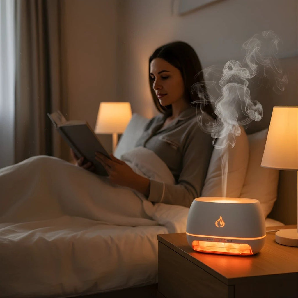 Relieves Dry Air and Aids Sleep – Himalayan Salt Crystal, Quiet Mist and Calming Home Air Wellness Bowlift by Bowlift