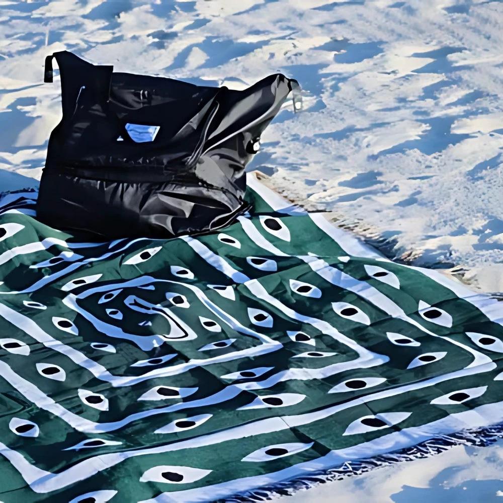 Snake Labyrinth Throw Blanket by Casa & Beyond