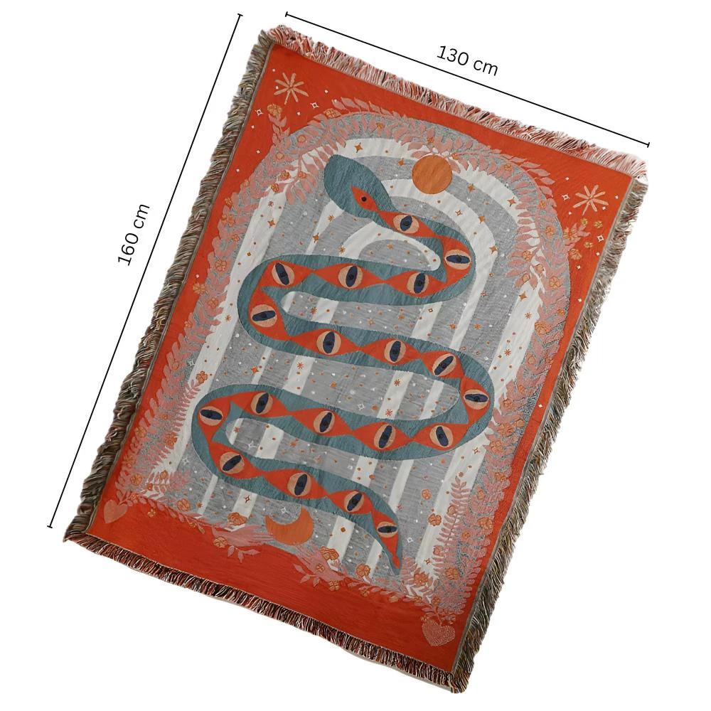 Serpent's Path Blanket by Casa & Beyond