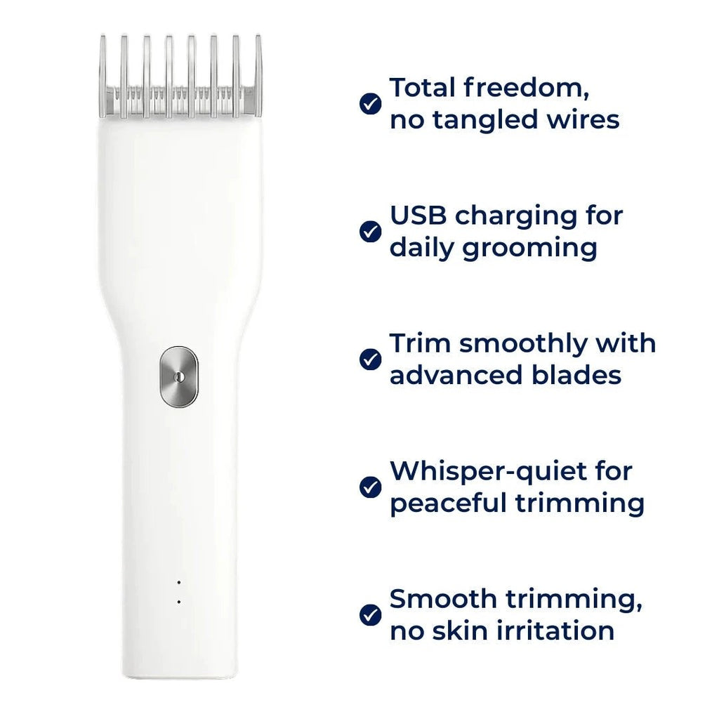 Rechargeable Freedom – Lightweight Ceramic Blade Design – Smooth Easy Trims for Men at Home or On the Go Bowlift by Bowlift