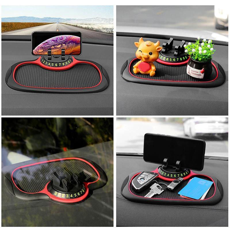 Anti-slip mat for smartphone holder on dashboard by Bowlift