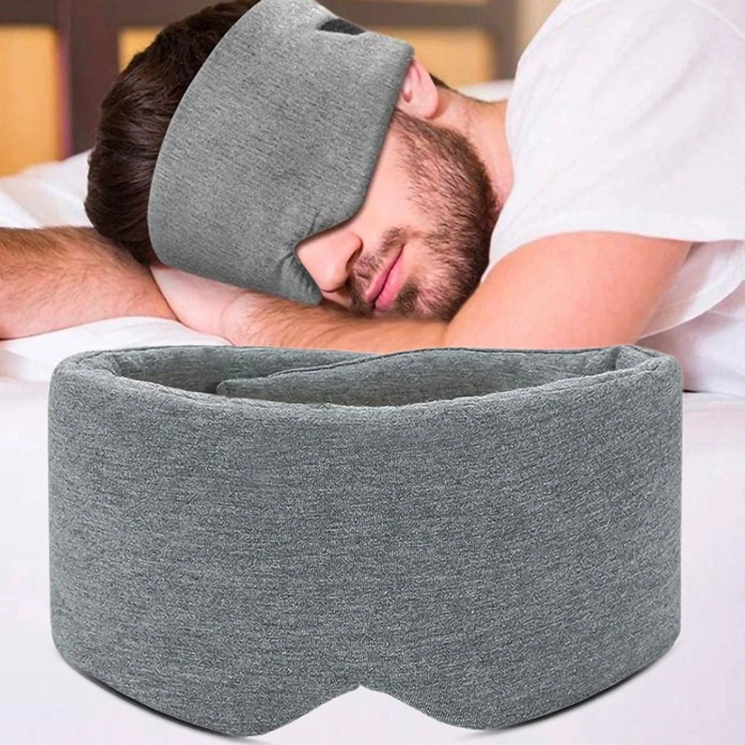 Total Light Blocking – Soft Cotton Comfort – Breathable Fit – Blocks All Light for Travel, Naps & Deep Sleep Bowlift by Bowlift