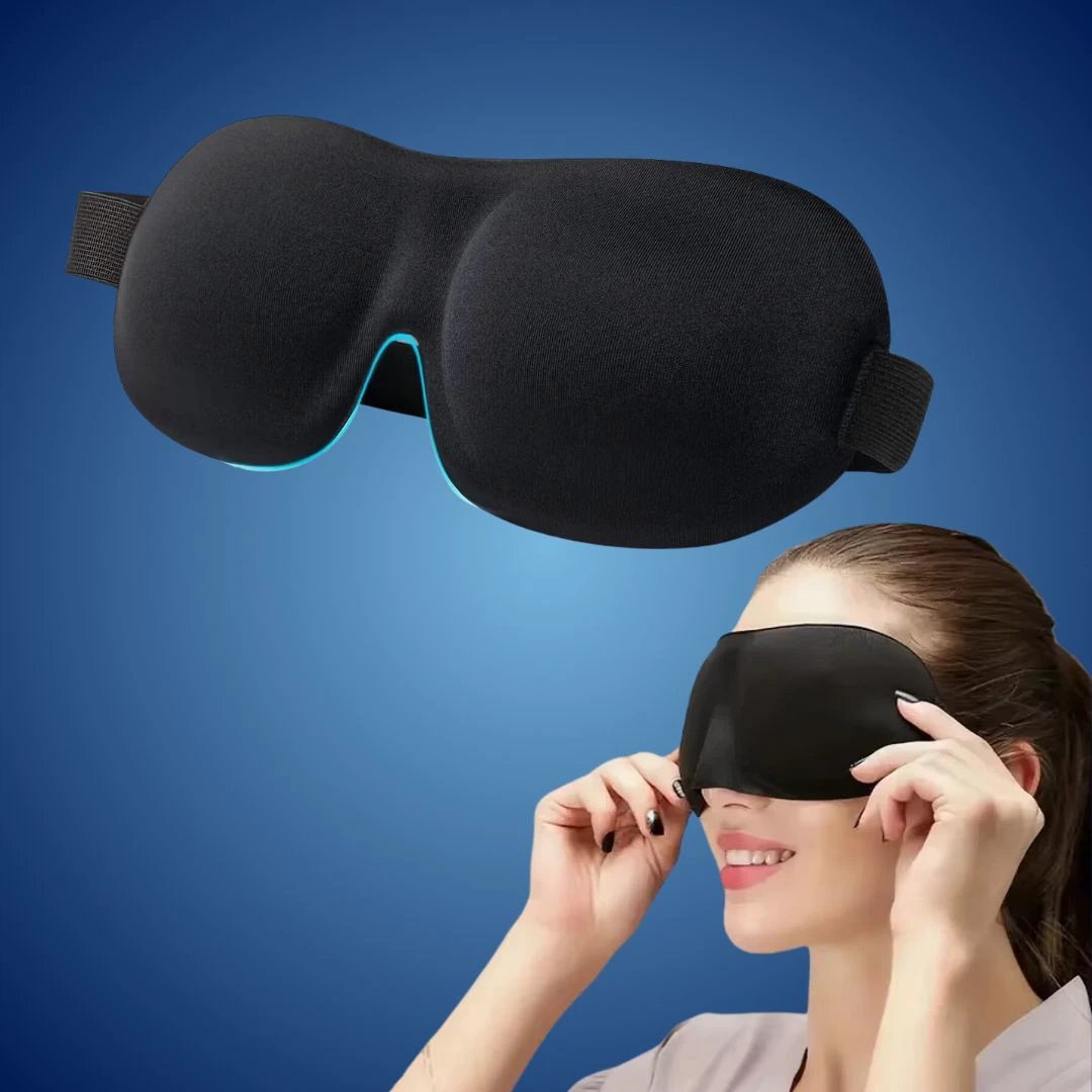 LumiShade Darkening Sleeping Mask | Light Blocking Comfort - for Shift Workers - Travelers - Light Sensitive Sleepers Bowlift by Bowlift