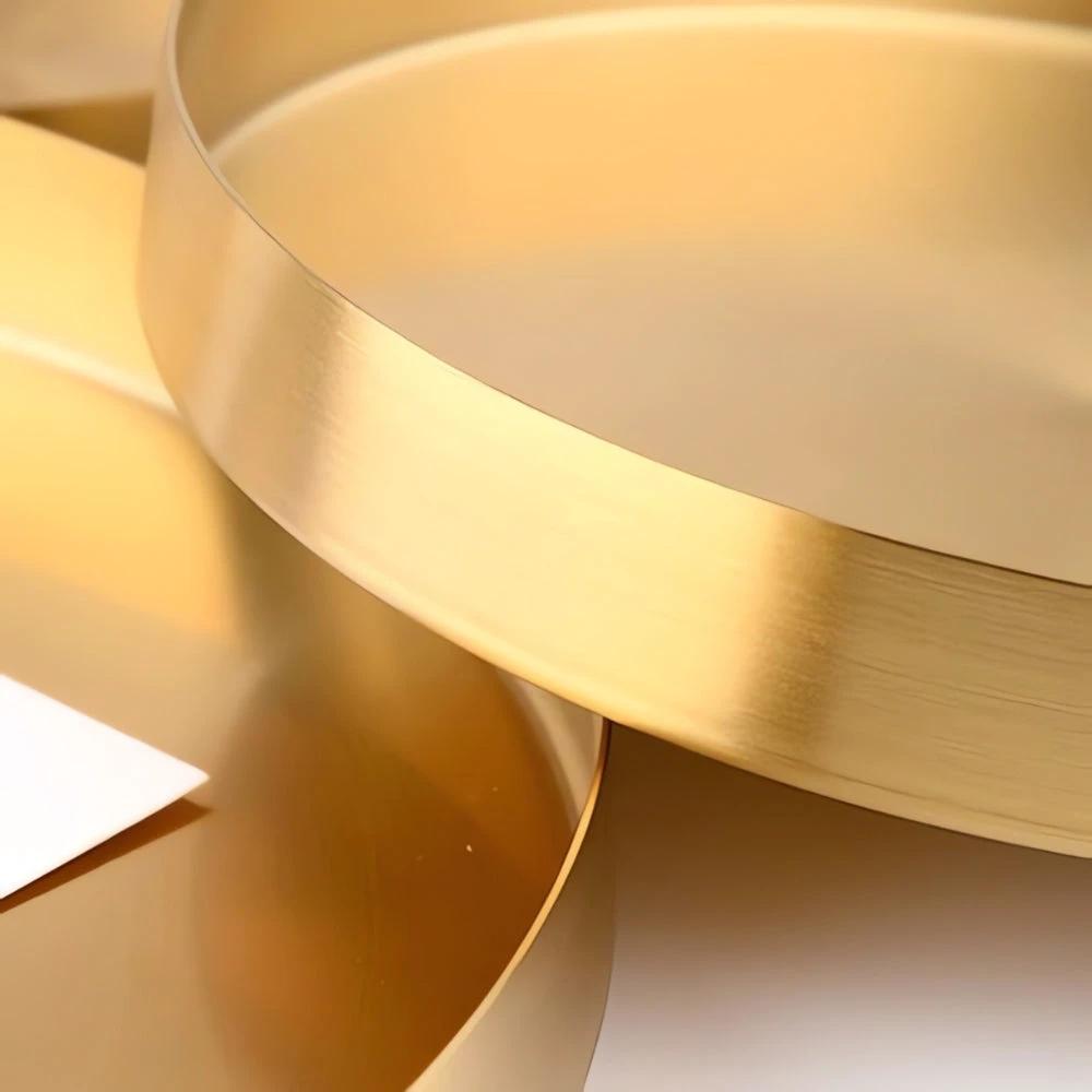 Gold Stainless Steel Tray by Casa & Beyond