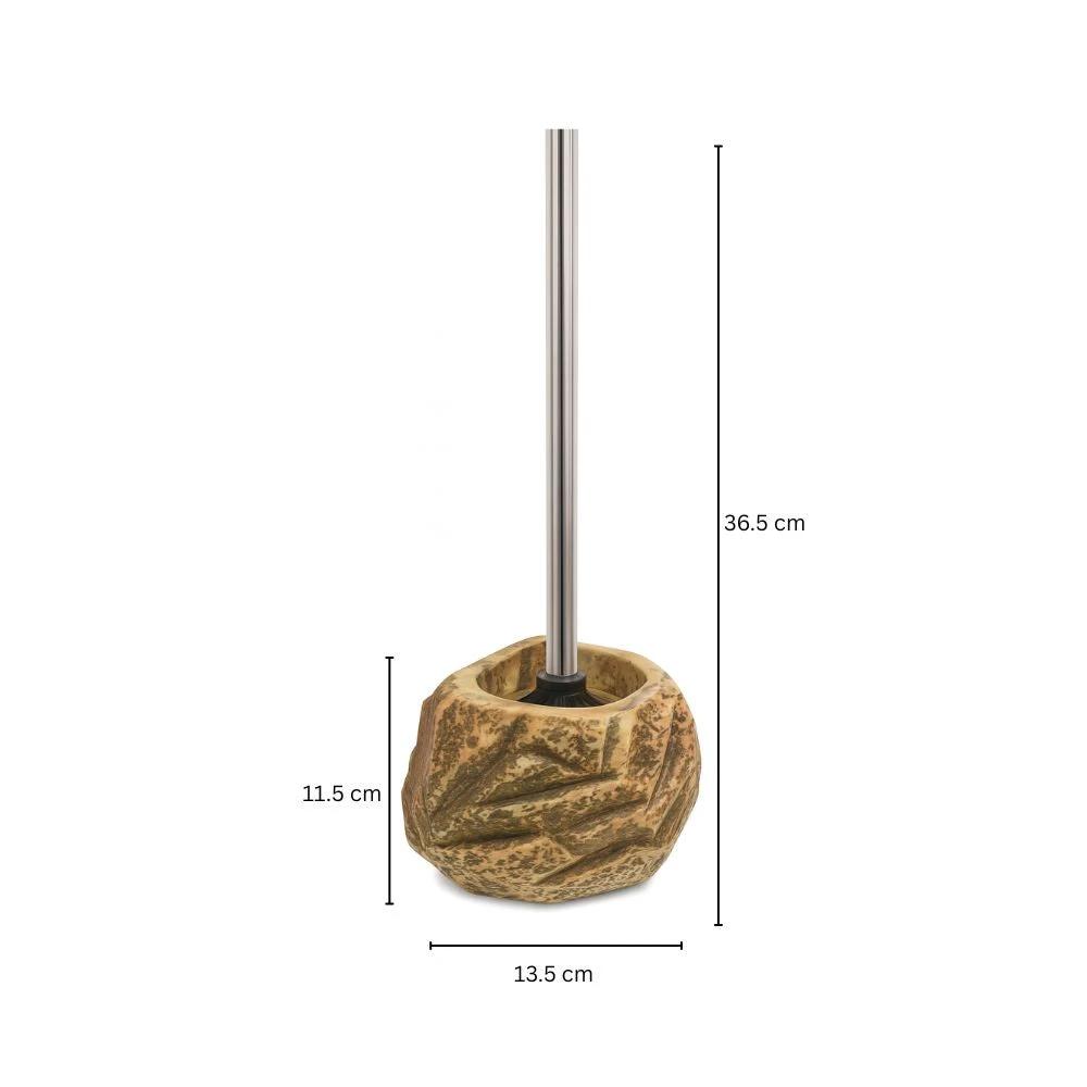 Retro Stone Ceramic Toilet Brush by Casa & Beyond