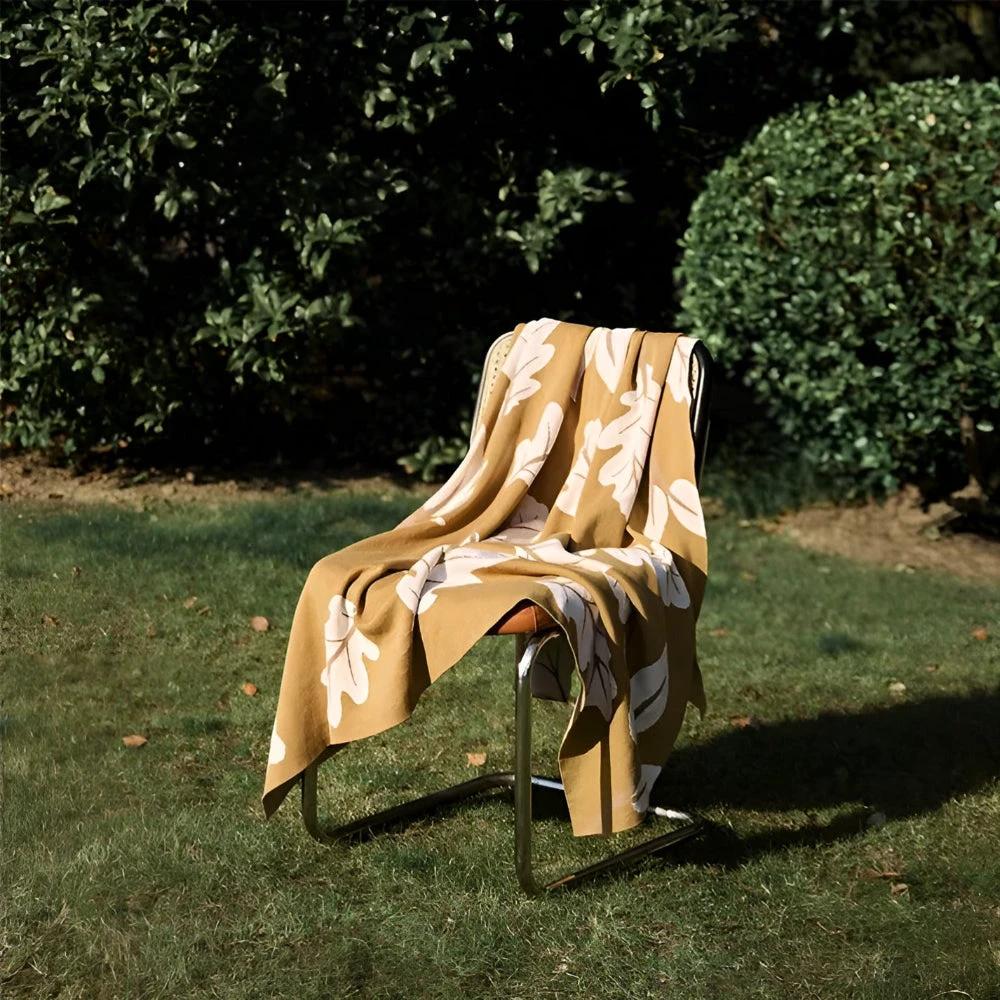 Amber Grove Knit Blanket by Casa & Beyond