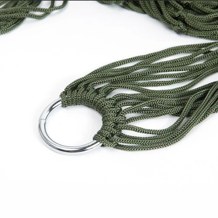 Portable Nylon Net Hammock by Bowlift