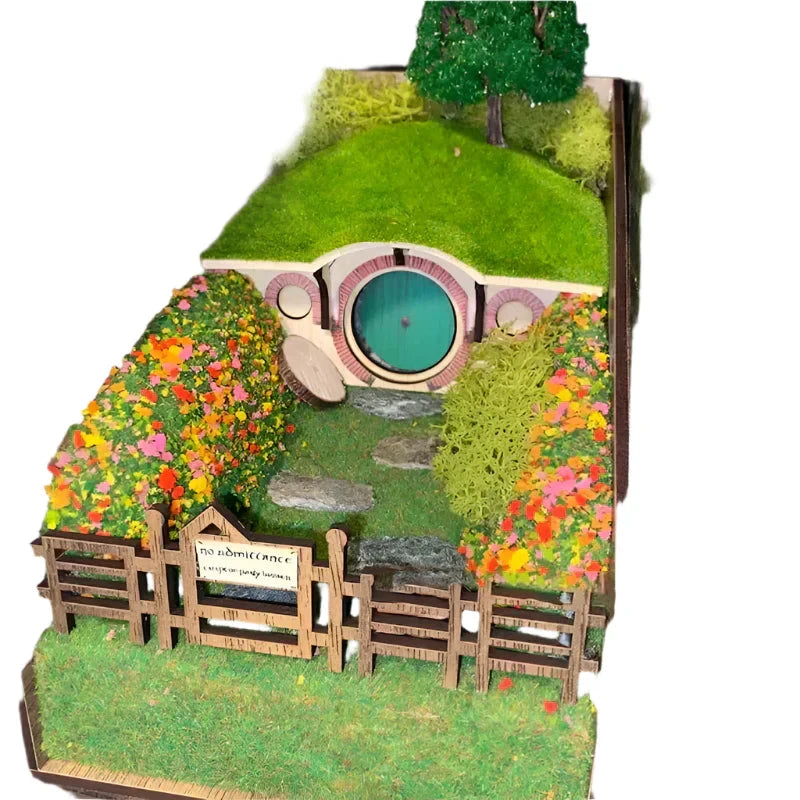 Handcrafted decorative book holders with micro landscape design Bowlift by Bowlift