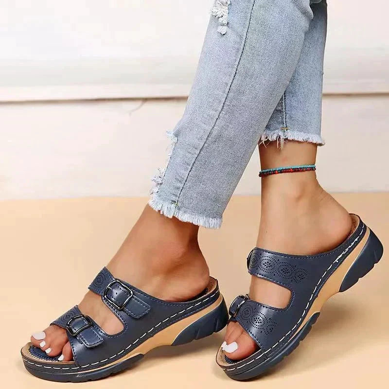 Women's Orthopedic Sandals made of Leather by BowLift
