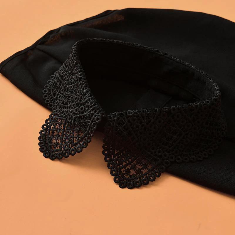 Women's blouse with lace insert by Bowlift