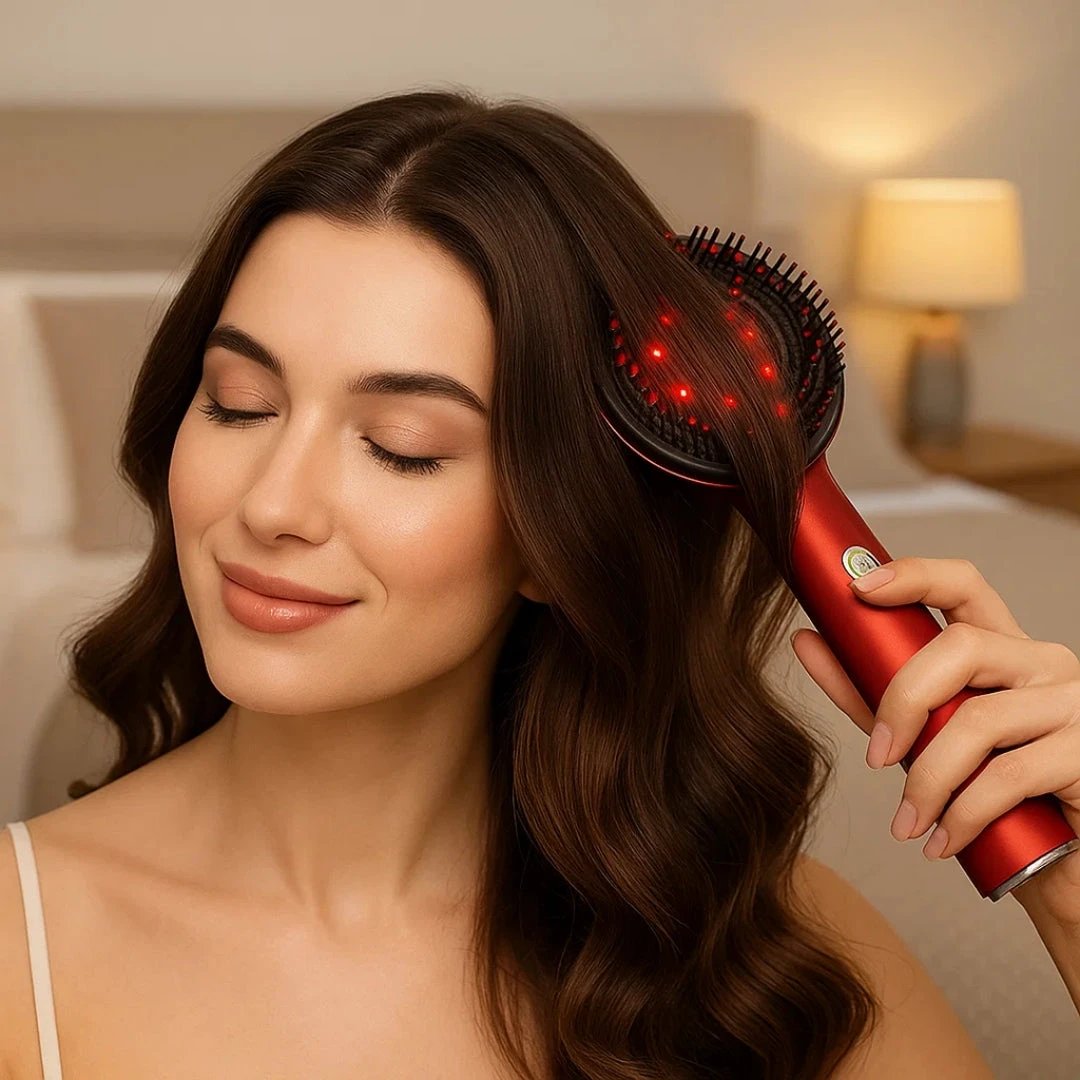 Red-Light Therapy – Rechargeable Hand-Held – Boosts Density for Thinning Hair – ThickerGrowth Bowlift by Bowlift