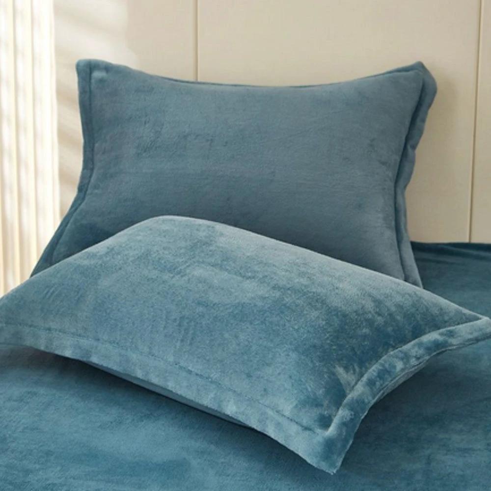 Fleece Comfort Pillow Covers by Casa & Beyond