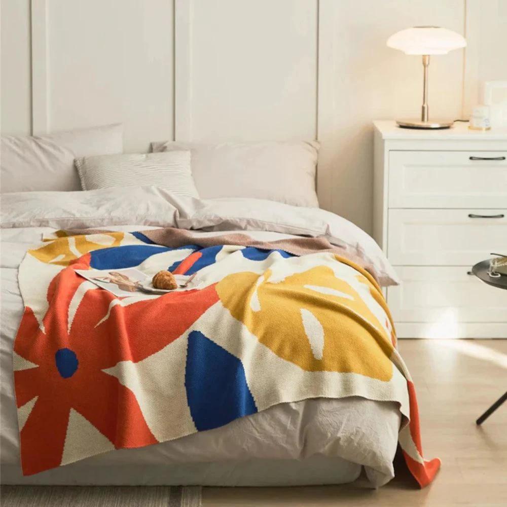 Tropical Breeze Knit Blanket by Casa & Beyond