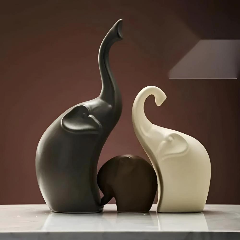 Modern Grace Elephant Sculptures by Casa & Beyond