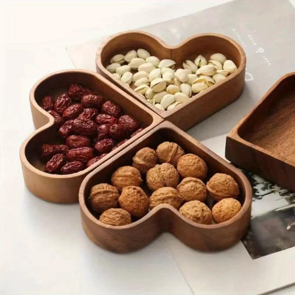 Rustic Heart Snack Tray Collection | 4pcs by Casa & Beyond