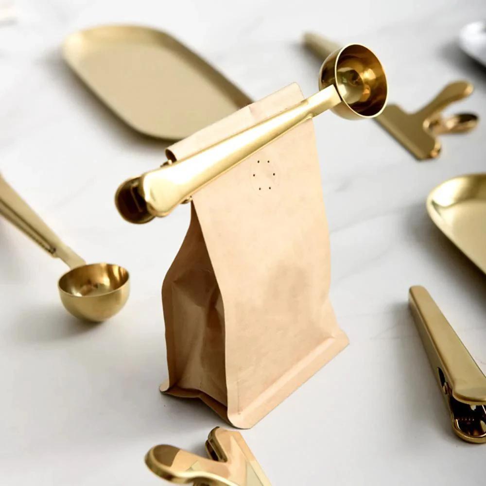Seal & Scoop Coffee Spoon by Casa & Beyond