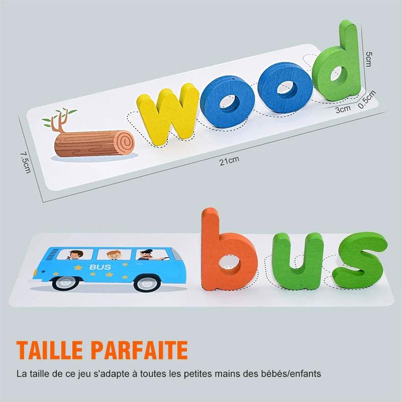 Letter recognition spelling game by Bowlift