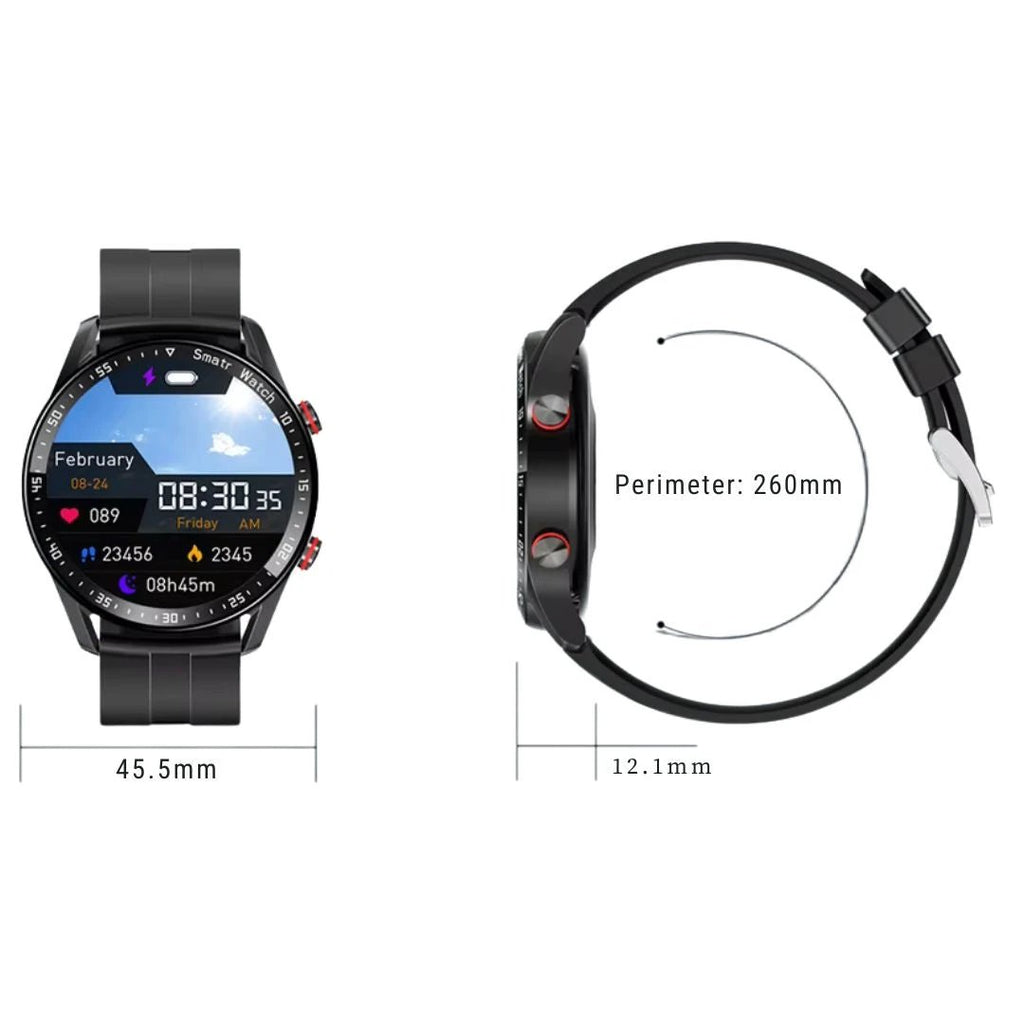 FitTrack | Non-Invasive Fitness Smart Watch - Tracks Physical Activity - Heart Rate - Sleep - Workout - GPS Notifications - Water Resistant Bowlift by Bowlift