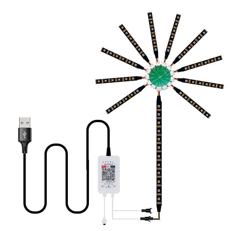 LED lights from fireworks by Bowlift