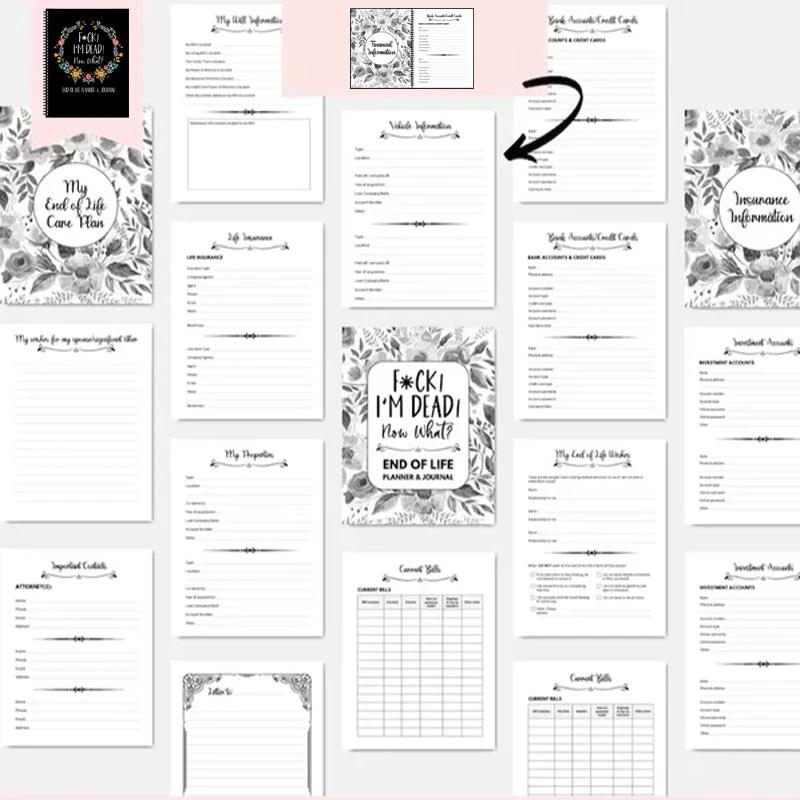 Damned I Am Dead, Life's End Planner by BowLift