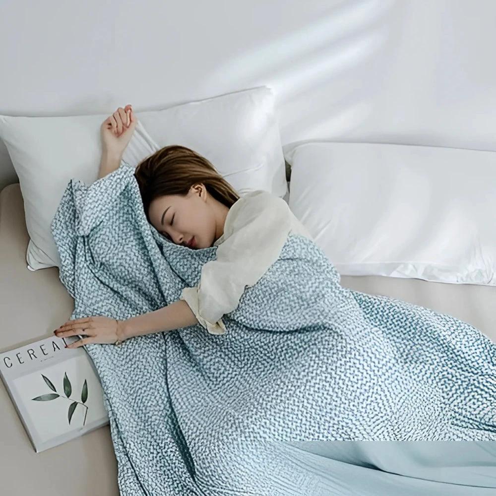 Cozy Maze Pure Cotton Blanket by Casa & Beyond