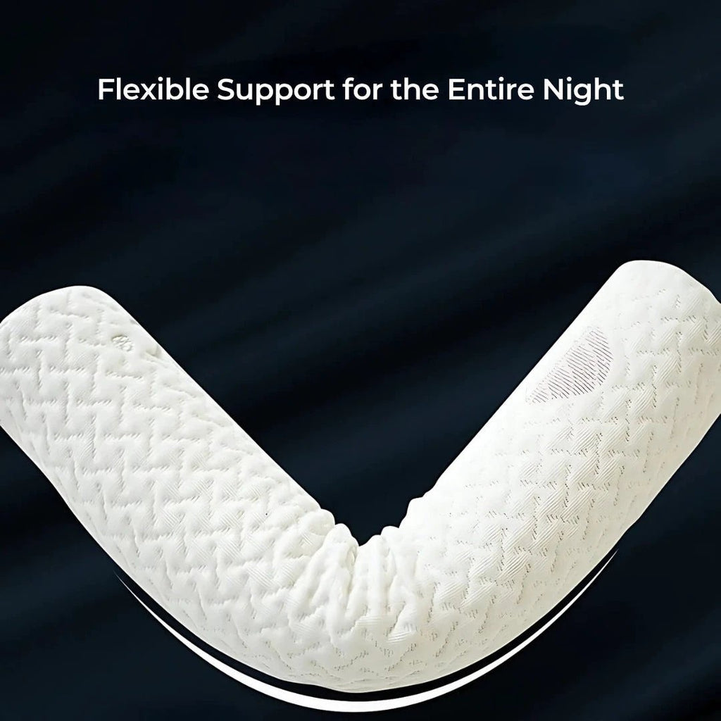 RelaxPosture Memory Foam Neck Roll Pillow – Perfect for Sleep, Travel, and Pain Relief with Ergonomic Support Bowlift by Bowlift