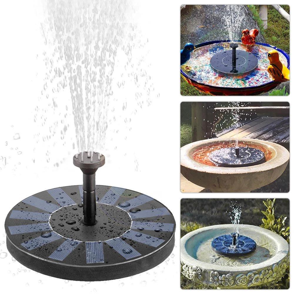 Solar fountain pump for outdoor use by Bowlift