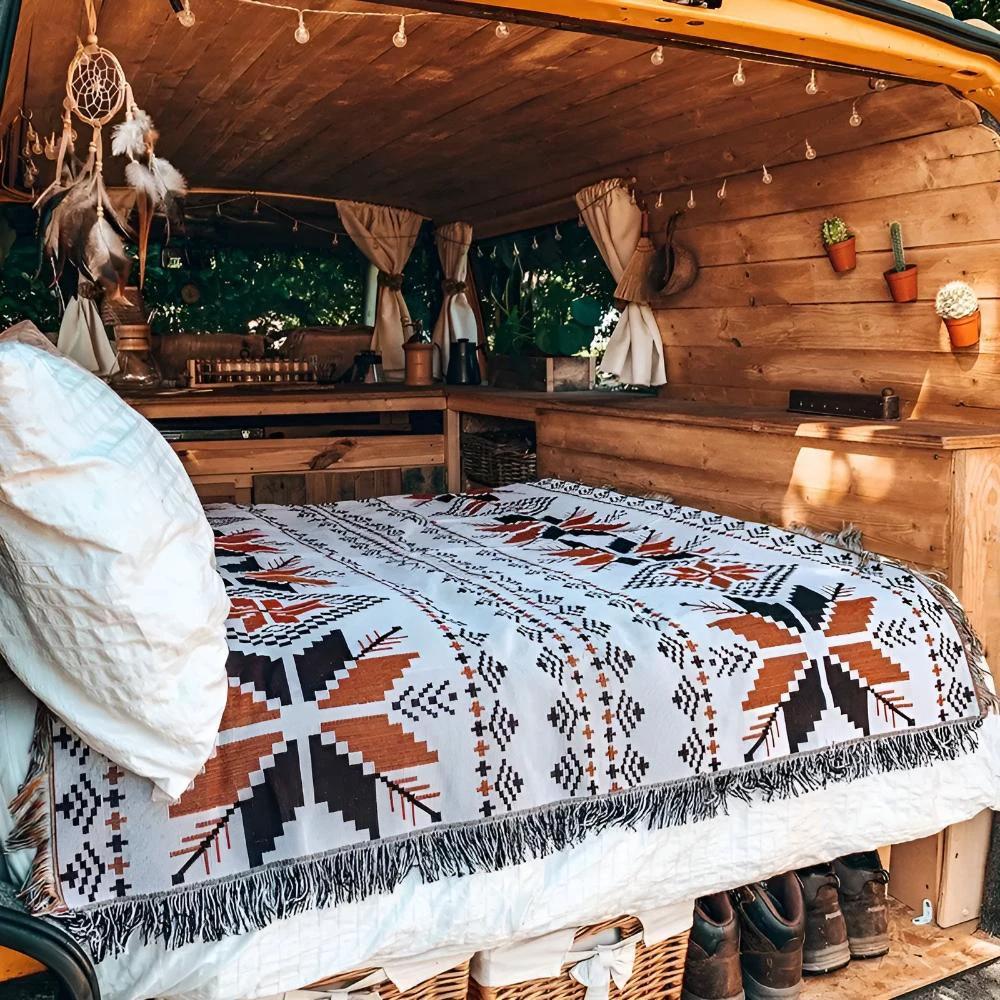 Moroccan Boho Pattern Picnic Mat by Casa & Beyond