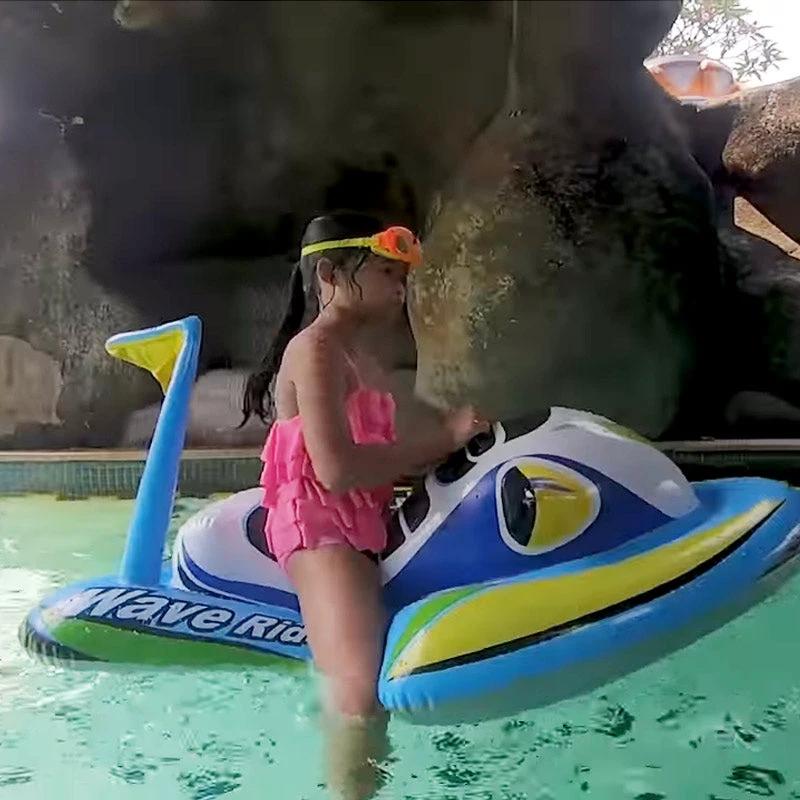 Inflatable Floating Jet Ski for Kids by Bowlift