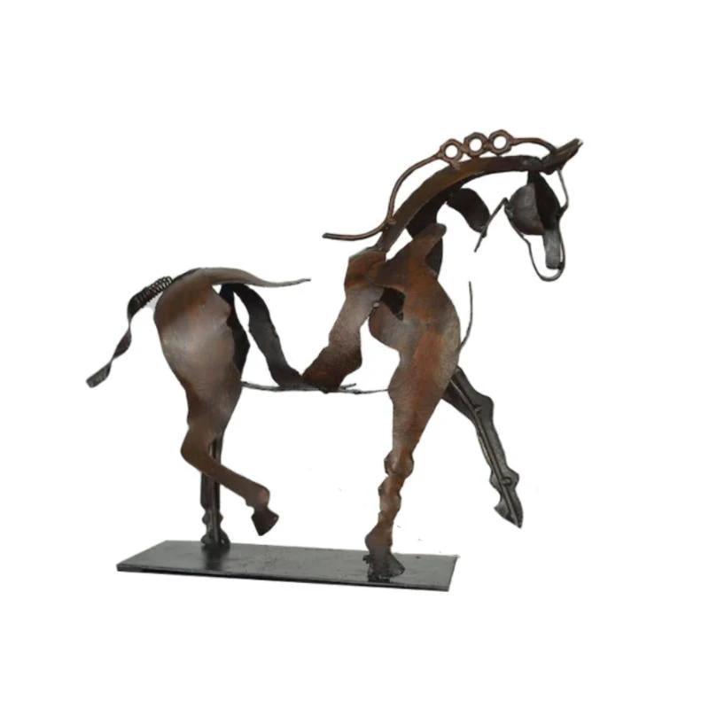 Hollow Metal Horse Ornament by Bowlift