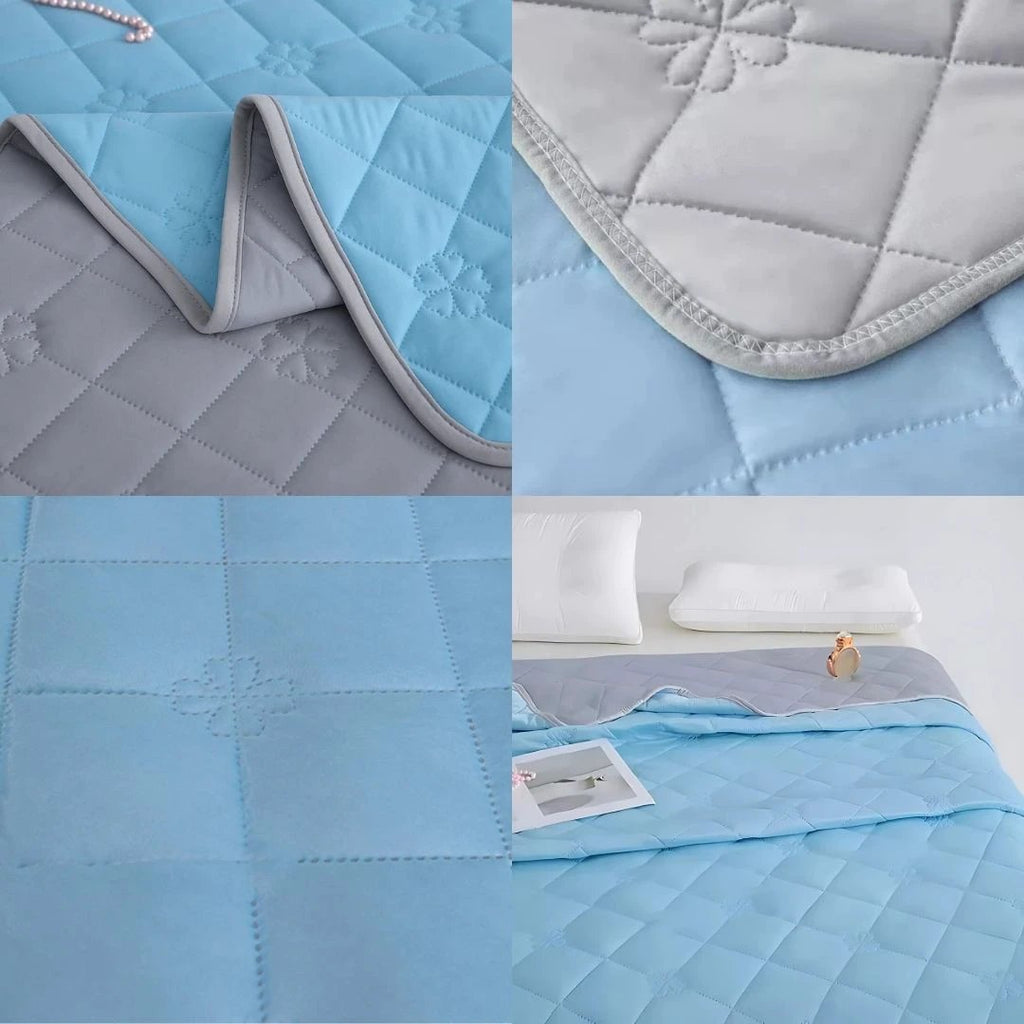 SilkCool | Cooling Blanket – Instant Cooling Comfort – Silky Hypoallergenic Fibre – Prevents Overheating – Relief for Night Sweats Sensitive Skin Bowlift by Bowlift