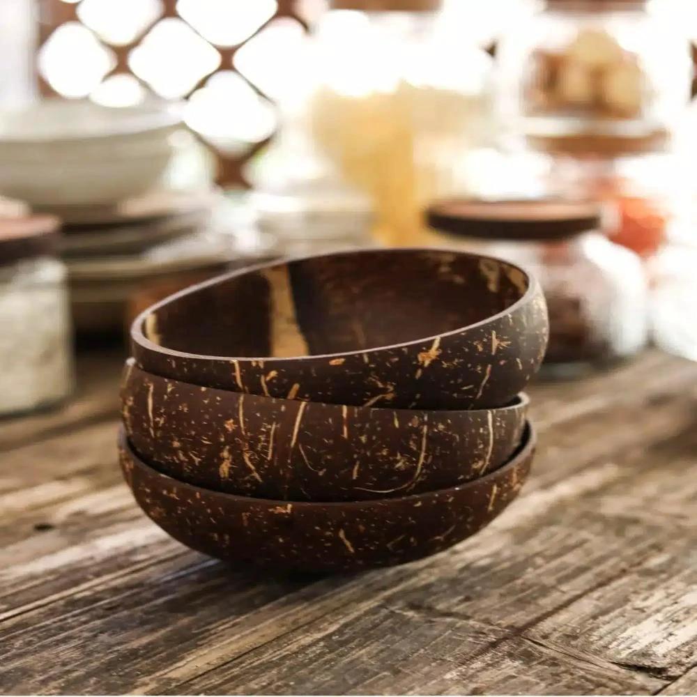 Handcrafted Coconut Bowls by Casa & Beyond