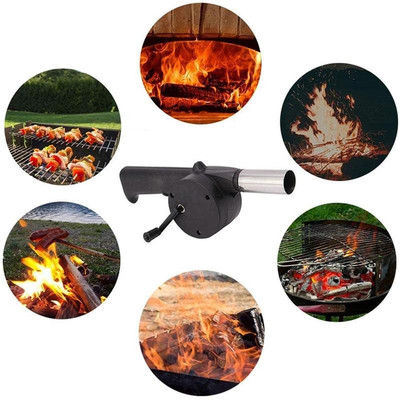 Portable hand blower for grilling by Bowlift