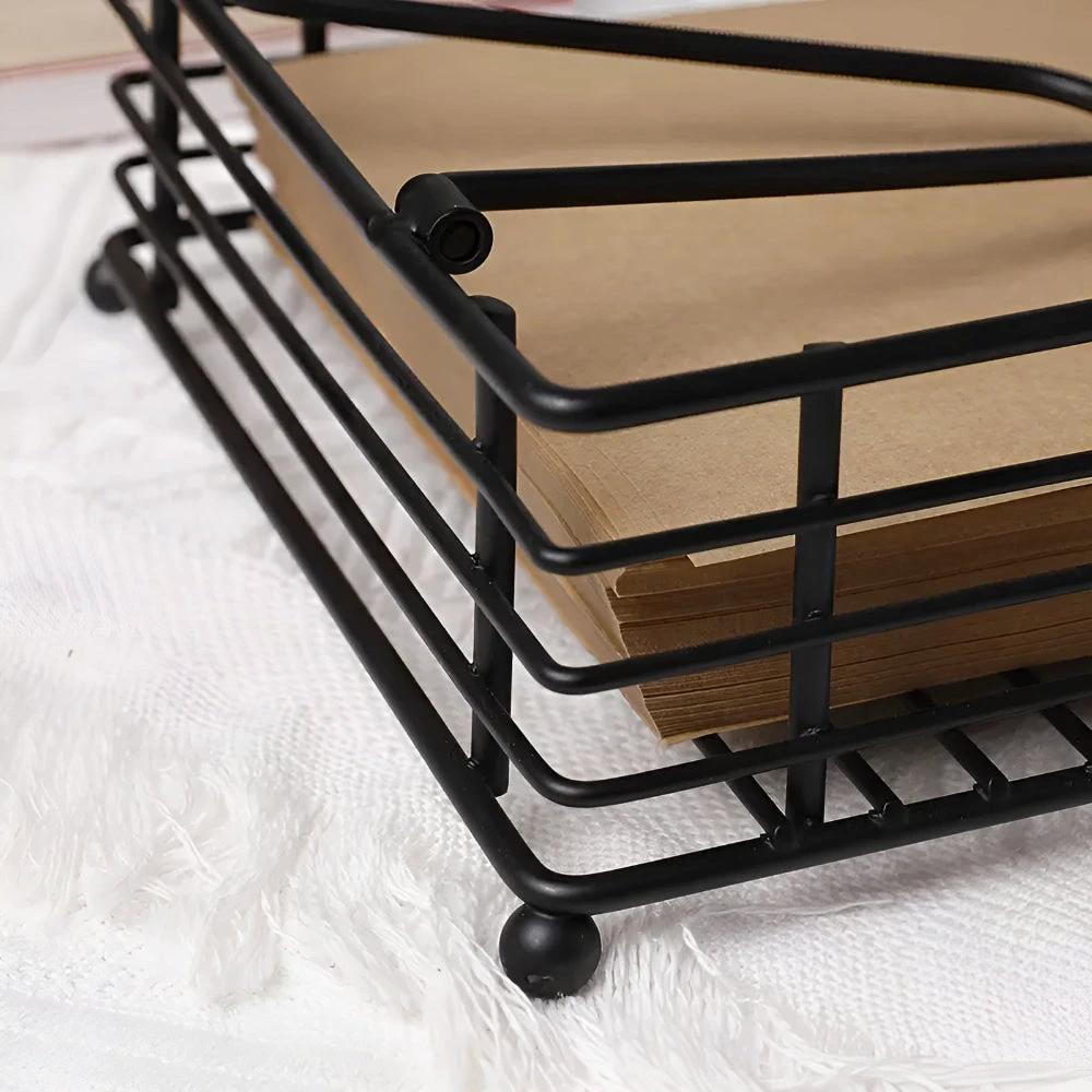 Sleek Iron Napkin Holder by Casa & Beyond