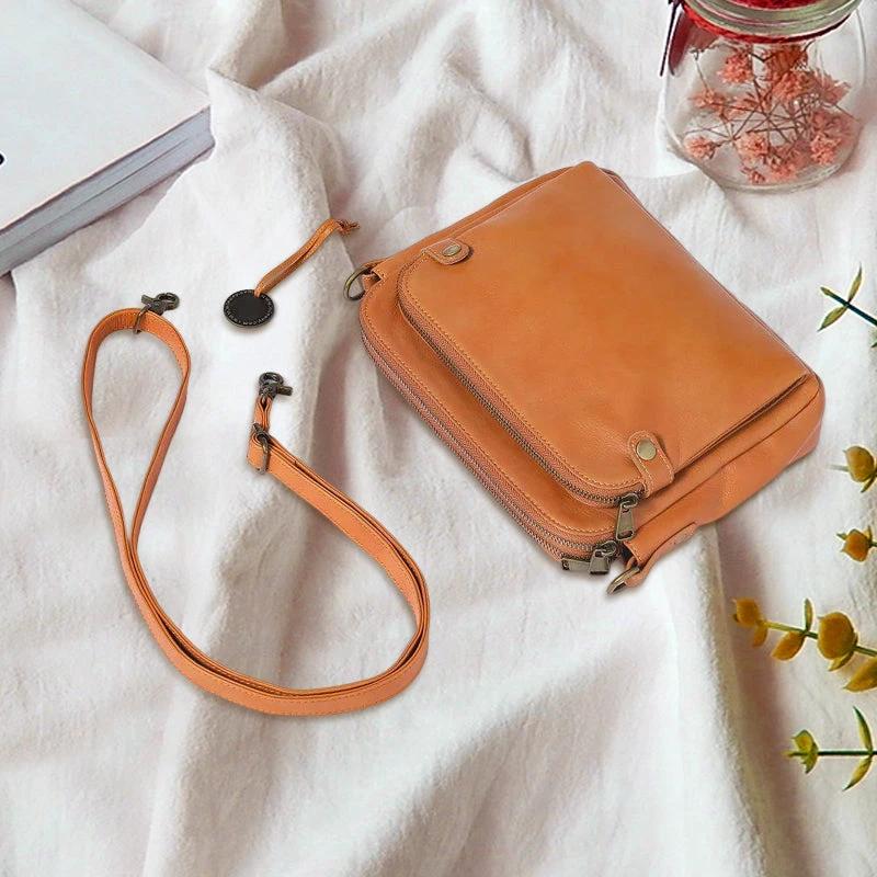 Three-Layer-Leather-Crossbody-Shoulder- & Clutch-Bag by BowLift
