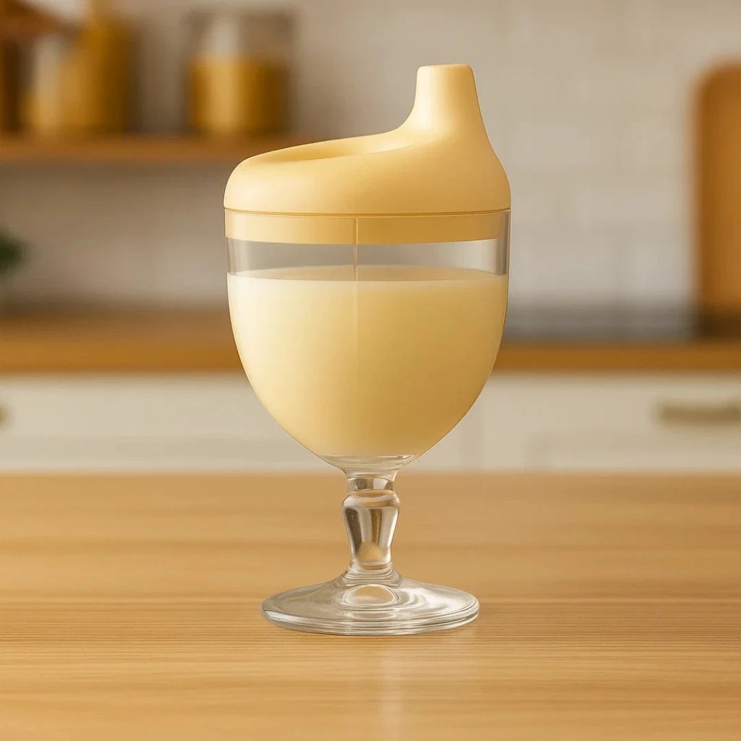 No‑Spill Silicone – Easy‑Grip Handles – Supports Weaning – Mess‑Free Drinking for Toddlers Bowlift by Bowlift