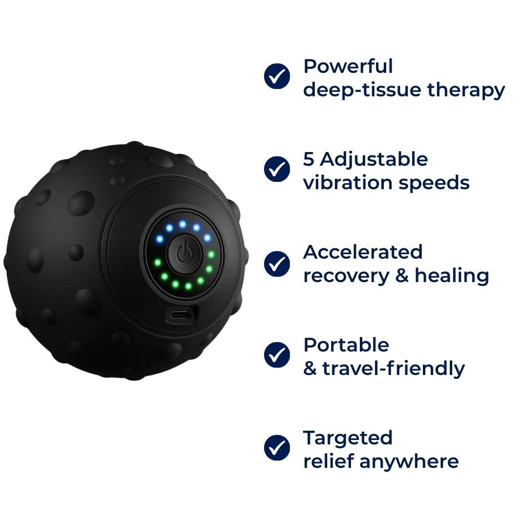 Deep-Tissue Muscle Relief – 5-Speed Vibration – Portable Recovery – Pain Relief & Faster Healing Bowlift by Bowlift