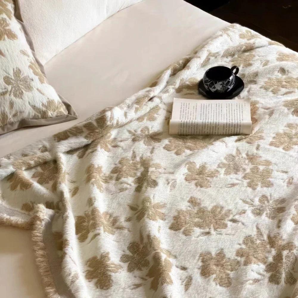 Oriental-Inspired Mink Blanket by Casa & Beyond